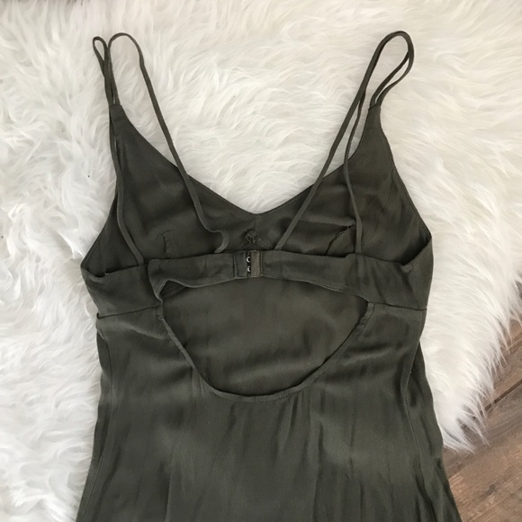 Urban Outfitters • Olive Double Strap Slip Dress - Picture 6 of 8